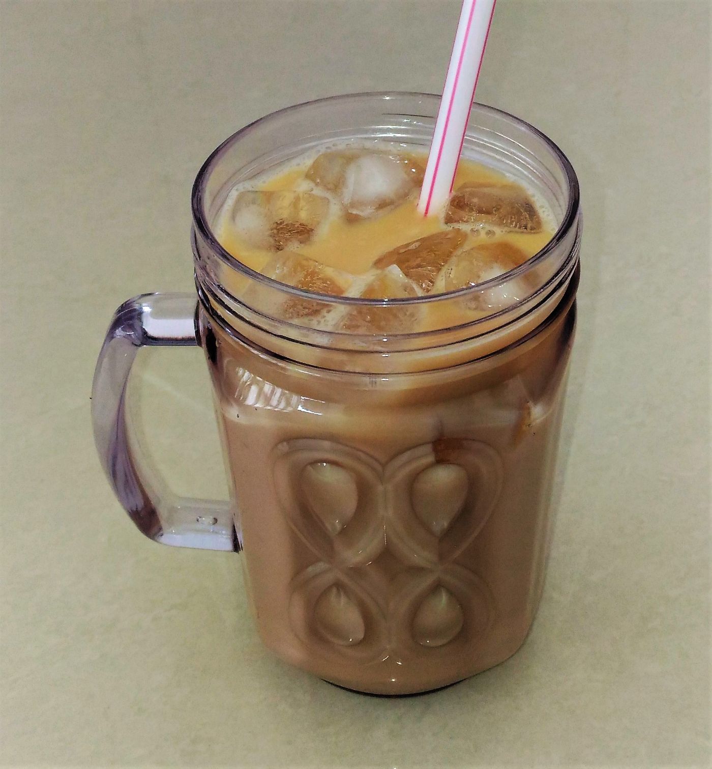 Iced millk coffee