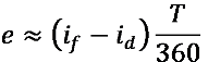 Linear approximation for change in exchange rate
