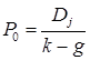 Present value of a stock price