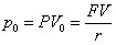 Present value of a bond