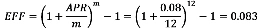 Effective Annual Rate