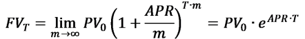 Continuous compounding