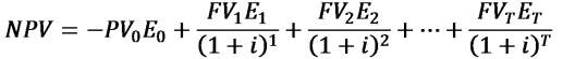 NPV and exchange rates